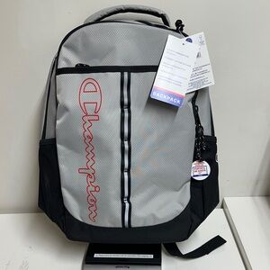 Champion Medium Grey and Black Backpack